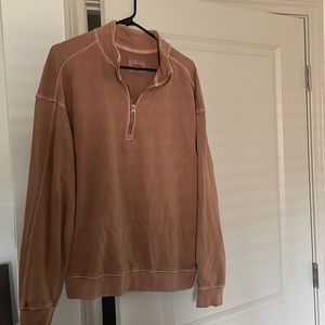 Goodfellow large quarter zip pull over